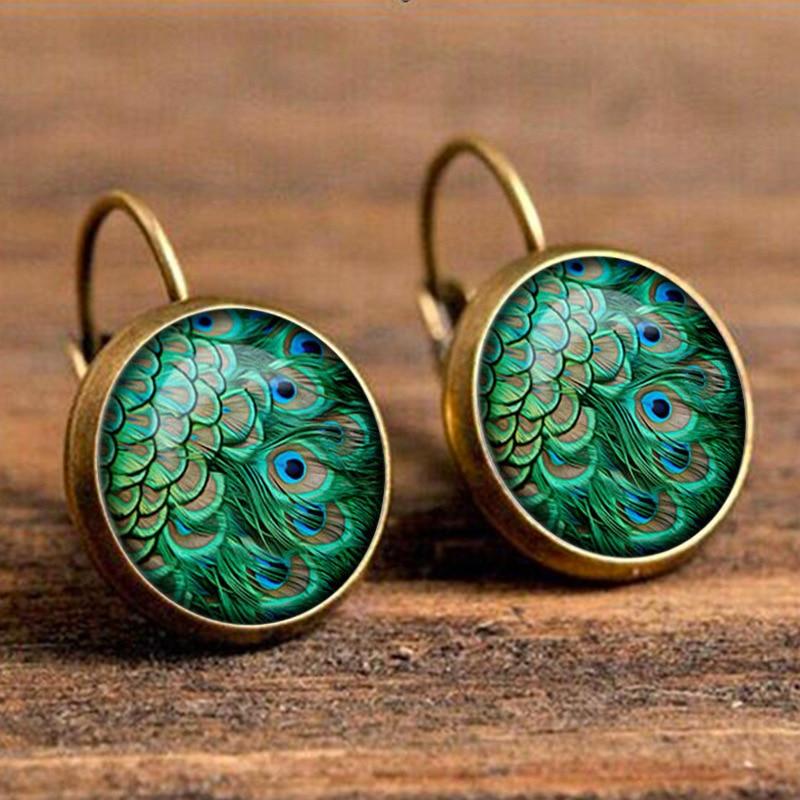Perfect Peacock Earrings