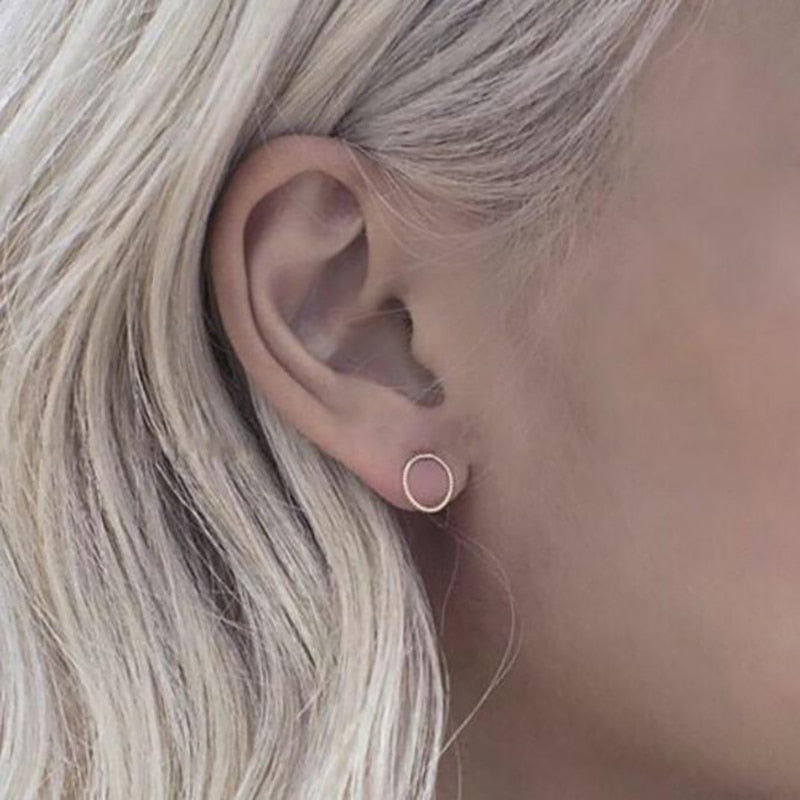 Small Circle Earrings
