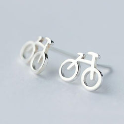 Bicycle Stud Earrings